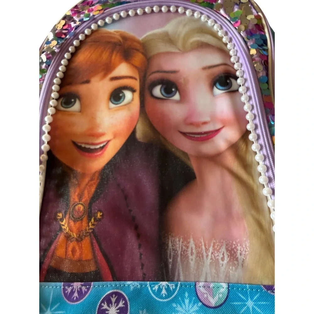 Disney Frozen Backpack, lunchbox  Elsa Front Pocket Kids School‎ Bag